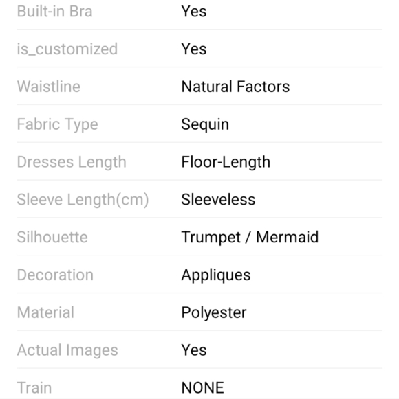 Blue, Fringe Sleeves, V Neck, Contrast Sequined Mermaid Gown - Picture 15 of 16